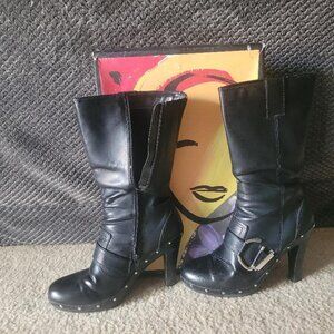 Fioni, size 9.5, black